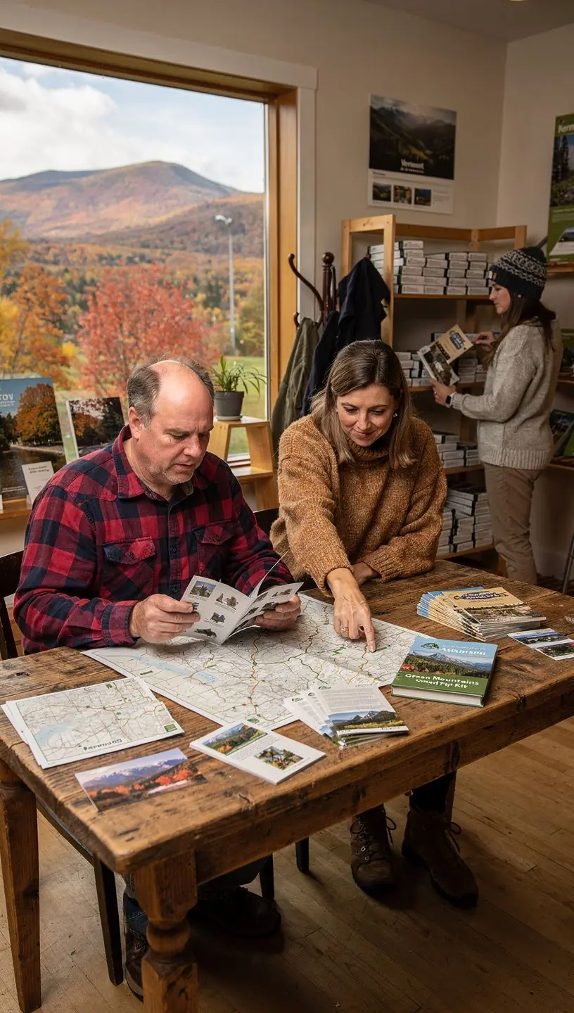 Комплект для локальных автопутешествий с подробными маршрутами и офлайн аудиогидами, доступный в туристическом центре.